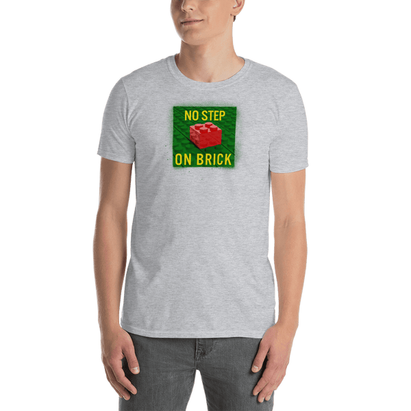 No Step on Brick (Don't Tread) Short-Sleeve Unisex T-Shirt - Proud Libertarian - Proud Libertarian