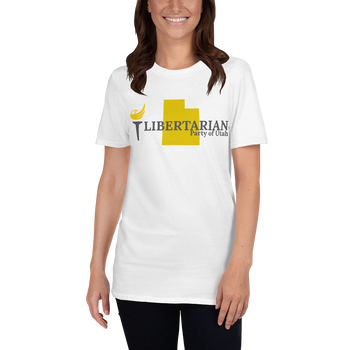 Libertarian Party of Utah Short-Sleeve Unisex T-Shirt - Proud Libertarian - Proud Libertarian