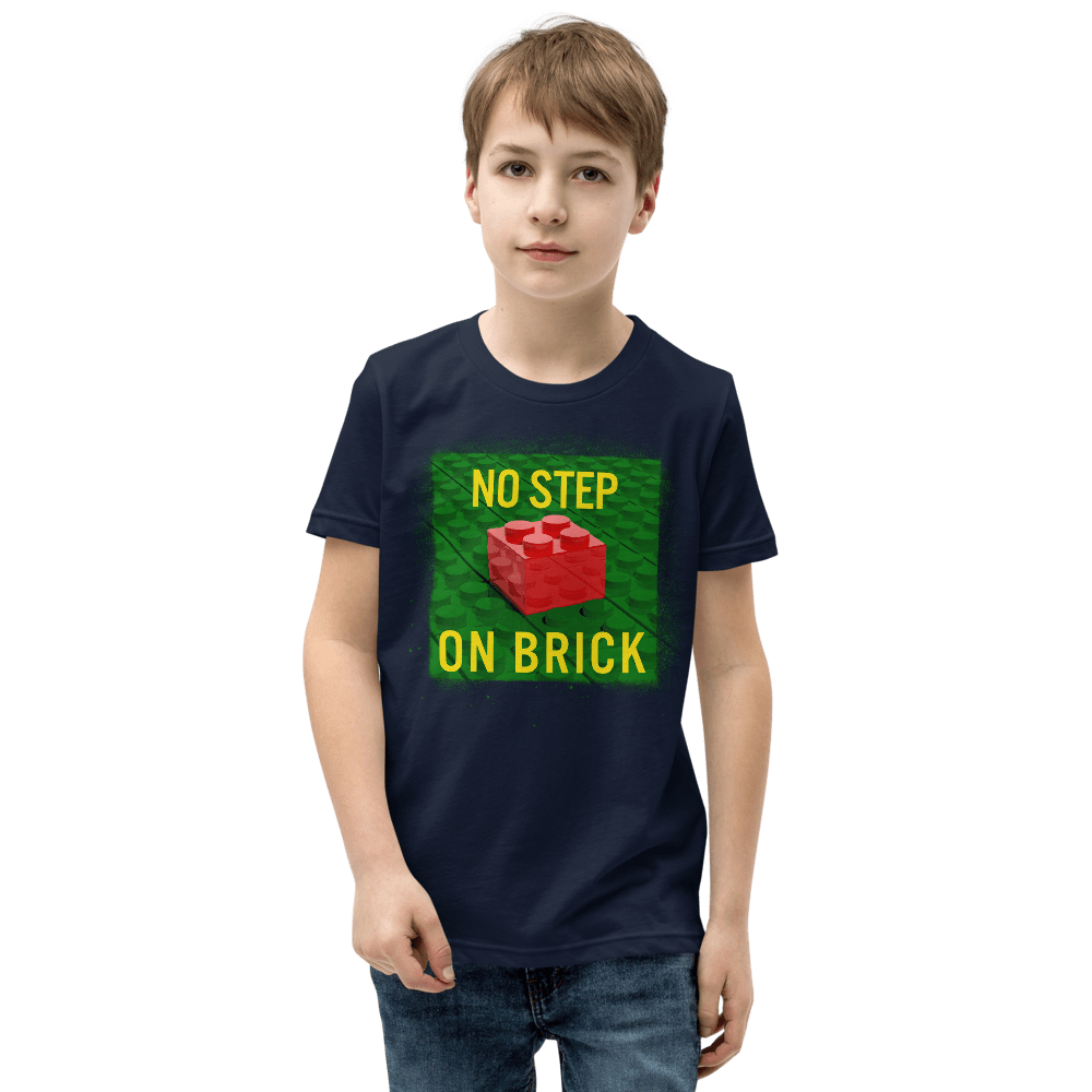 No Step on Brick (Don't Tread) Youth Short Sleeve T-Shirt - Proud Libertarian - Proud Libertarian