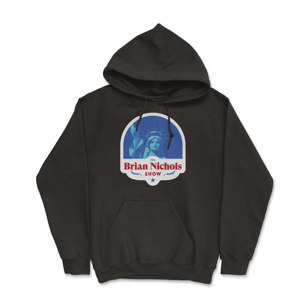 brian nichols show badge large Hoodie - Proud Libertarian - Proud Libertarian