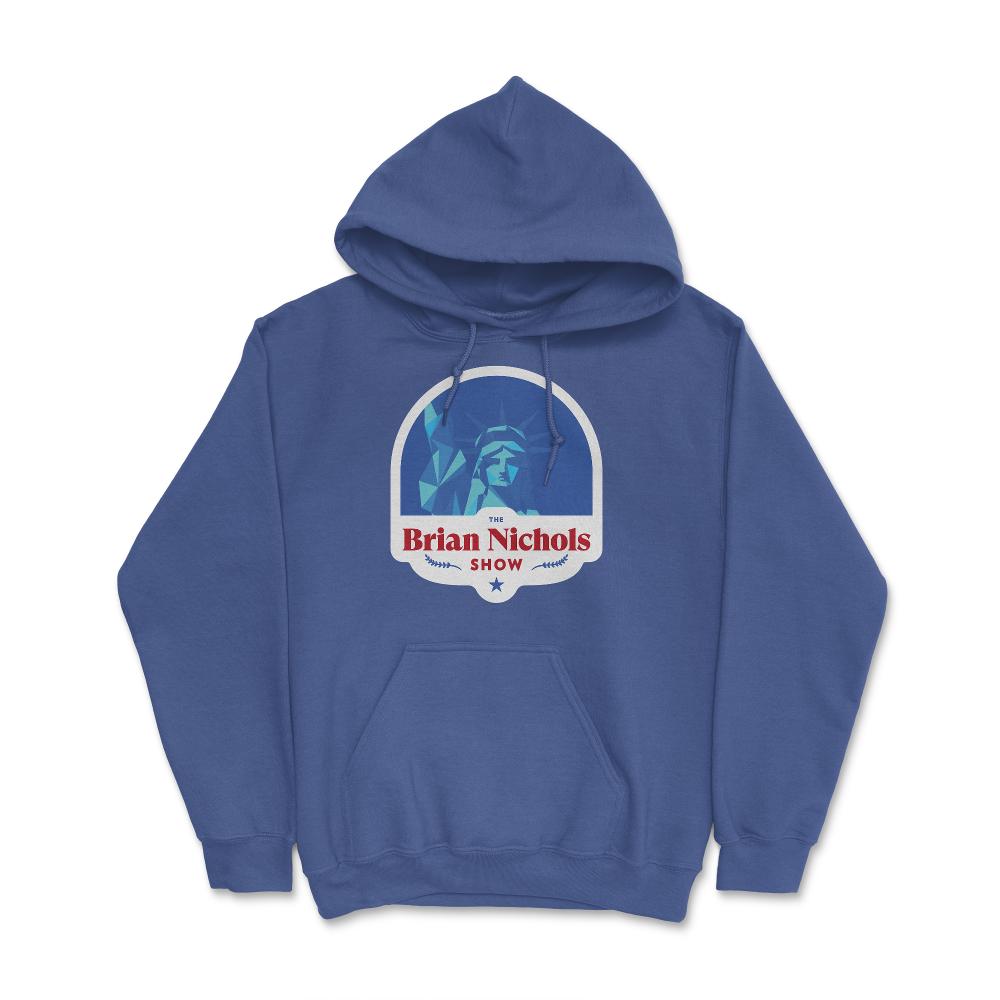 brian nichols show badge large Hoodie - Proud Libertarian - Proud Libertarian