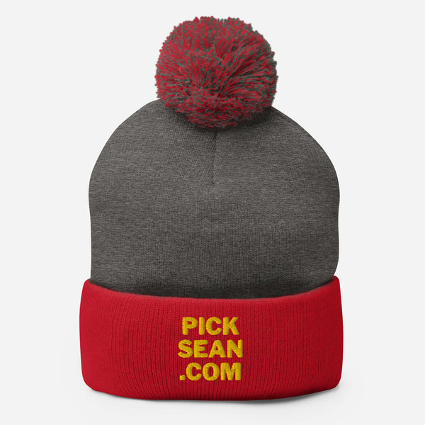 PICKSEAN.COM Pom-Pom Beanie - Proud Libertarian - Pick Sean Thorne