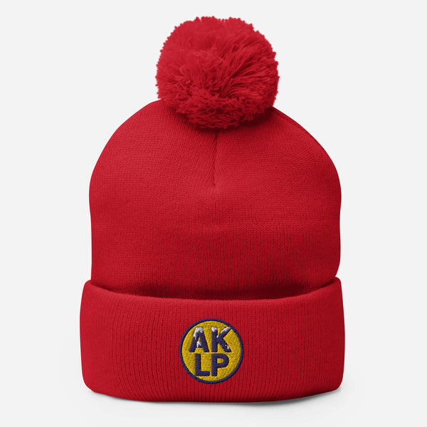 Alaska Libertarian Party Pom-Pom Beanie - Proud Libertarian - Alaska Libertarian Party