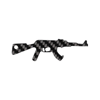 Real Carbon Fiber AK-47 Shaped Keychain & Bottle Opener [Limited Edition] - Proud Libertarian - Simply Carbon Fiber