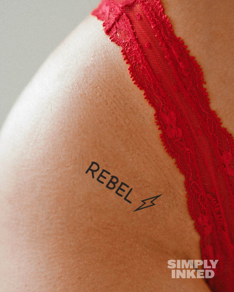 NEW Rebel Tattoo by Simply Inked - Proud Libertarian - Simply Inked