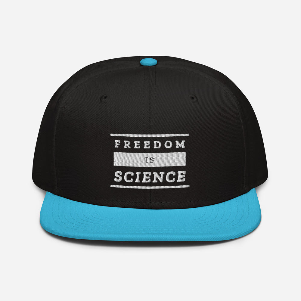 Freedom is Science Snapback Hat - Proud Libertarian - The Brian Nichols Show