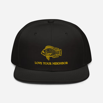 Love your Neighbor Snapback Hat - Proud Libertarian - Owluntaryist