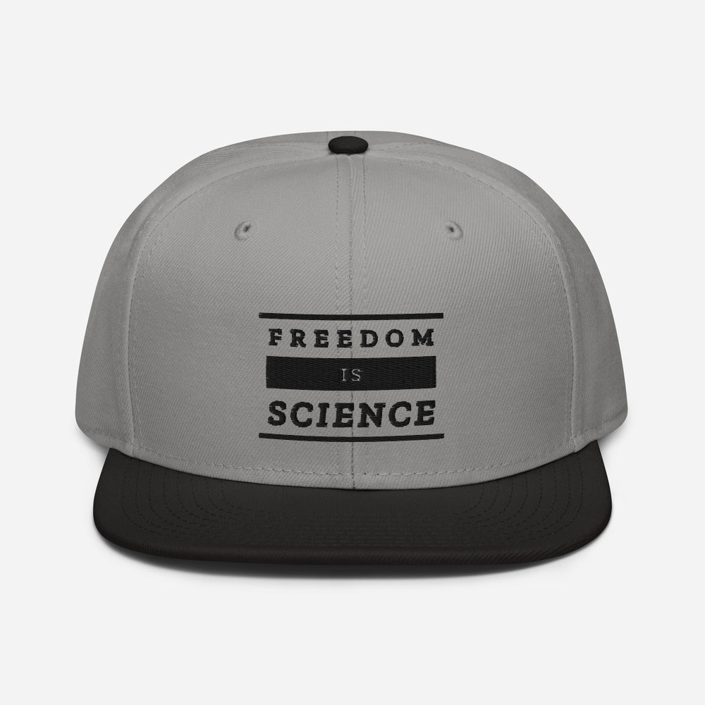 Freedom is Science Snapback Hat - Proud Libertarian - The Brian Nichols Show