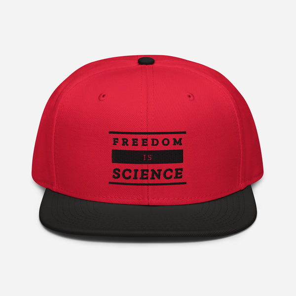 Freedom is Science Snapback Hat - Proud Libertarian - The Brian Nichols Show