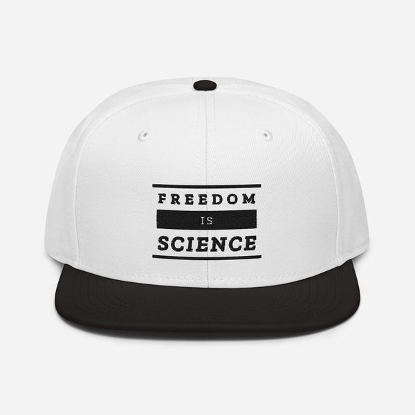 Freedom is Science Snapback Hat - Proud Libertarian - The Brian Nichols Show