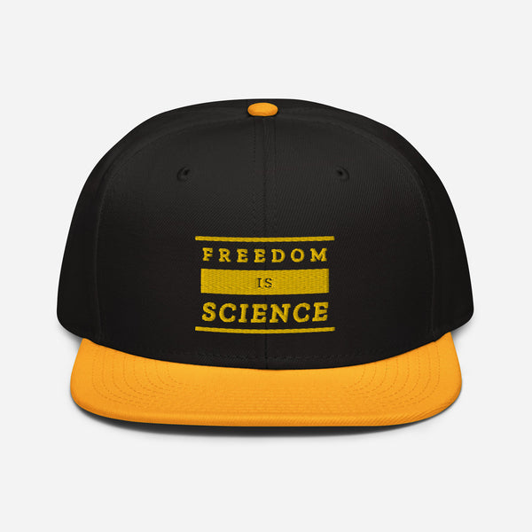 Freedom is Science Snapback Hat - Proud Libertarian - The Brian Nichols Show