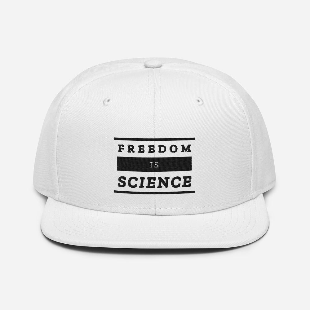 Freedom is Science Snapback Hat - Proud Libertarian - The Brian Nichols Show