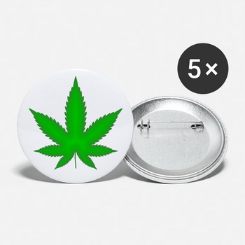 Legalize it Buttons large 2.2'' (5-pack) - Proud Libertarian - Proud Libertarian