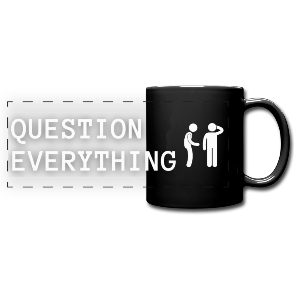 Question Everything Full Color Panoramic Mug - Proud Libertarian - The Brian Nichols Show