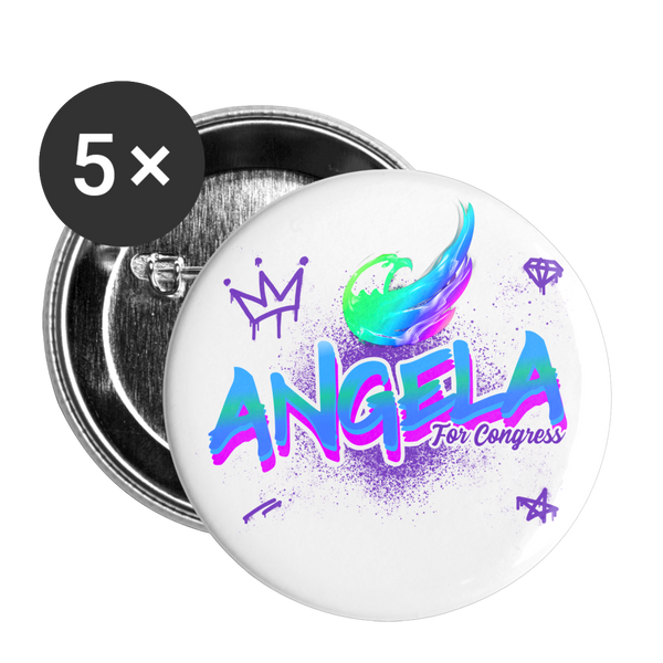 Angela For Congress Buttons large 2.2'' (5-pack) - Proud Libertarian - Angela Pence