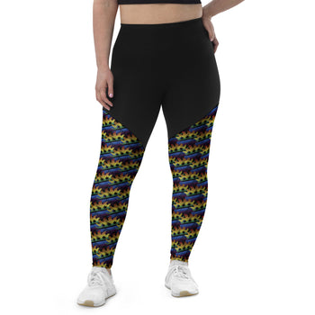 LGBTQ+ Libertarian Porcupine Sports Leggings - Proud Libertarian - Proud Libertarian