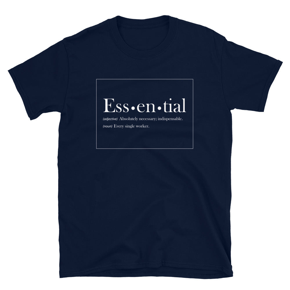 Essential (Ess-en-tial) Definition Short-Sleeve Unisex T-Shirt - Proud Libertarian - Expressman