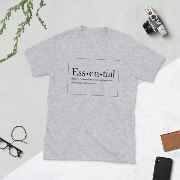 Essential (Ess-en-tial) Definition Short-Sleeve Unisex T-Shirt - Proud Libertarian - Expressman