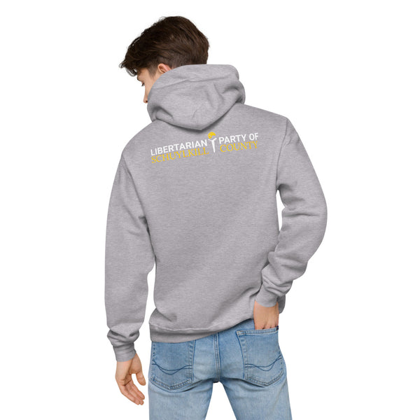 LP Porcupine - Schuylkill County, Pennsylvania Unisex fleece hoodie - Proud Libertarian - Proud Libertarian