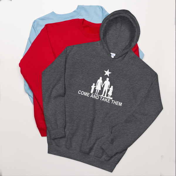 Come and Take Them Anti-War Unisex Hoodie - Proud Libertarian - AnarchoChristian