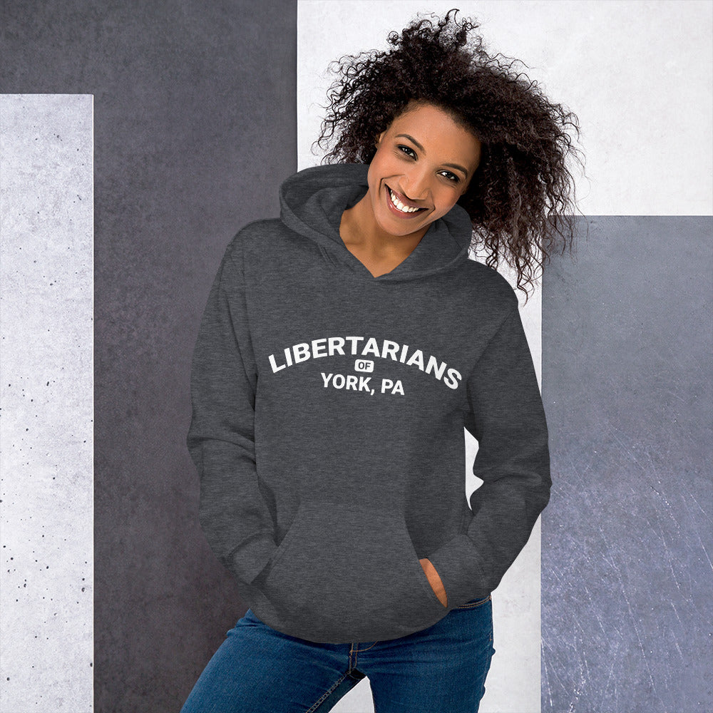 Libertarians of York PA Unisex Hoodie - Proud Libertarian - Libertarian Party of Pennsylvania - York