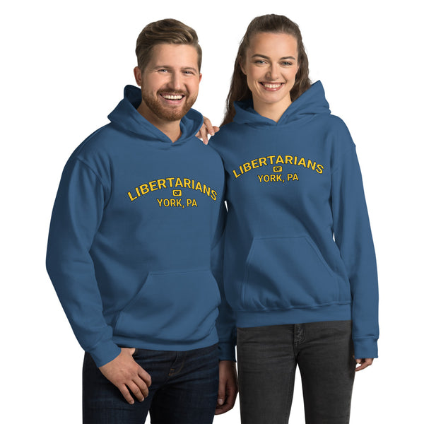 Libertarians of York PA Unisex Hoodie - Proud Libertarian - Libertarian Party of Pennsylvania - York