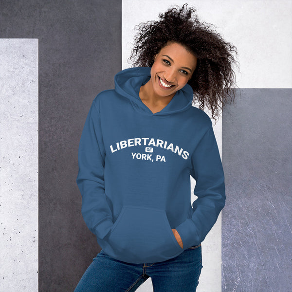 Libertarians of York PA Unisex Hoodie - Proud Libertarian - Libertarian Party of Pennsylvania - York