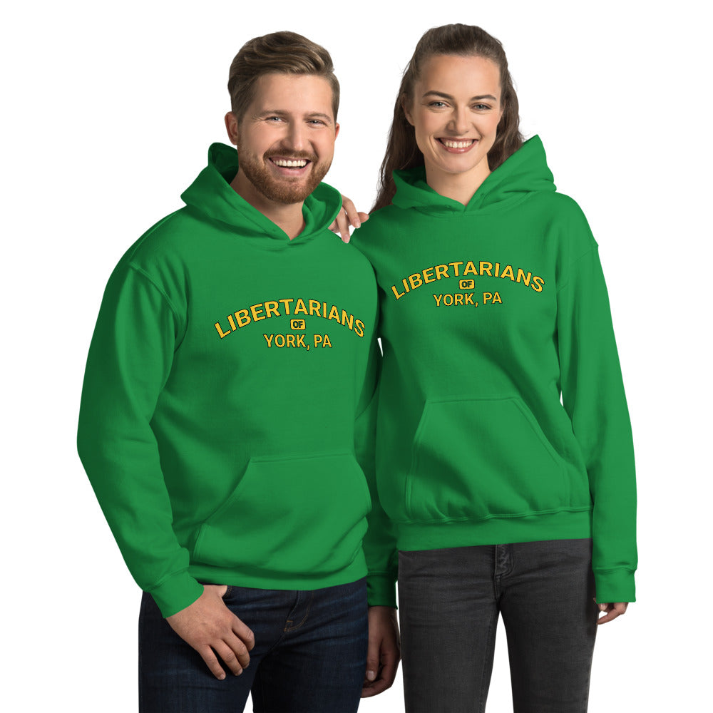 Libertarians of York PA Unisex Hoodie - Proud Libertarian - Libertarian Party of Pennsylvania - York