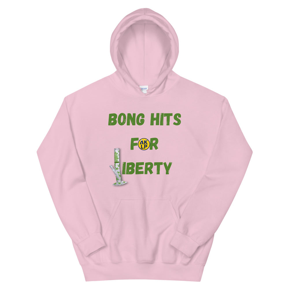 Bong Hits for Liberty Alaska LP Unisex Hoodie - Proud Libertarian - Alaska Libertarian Party