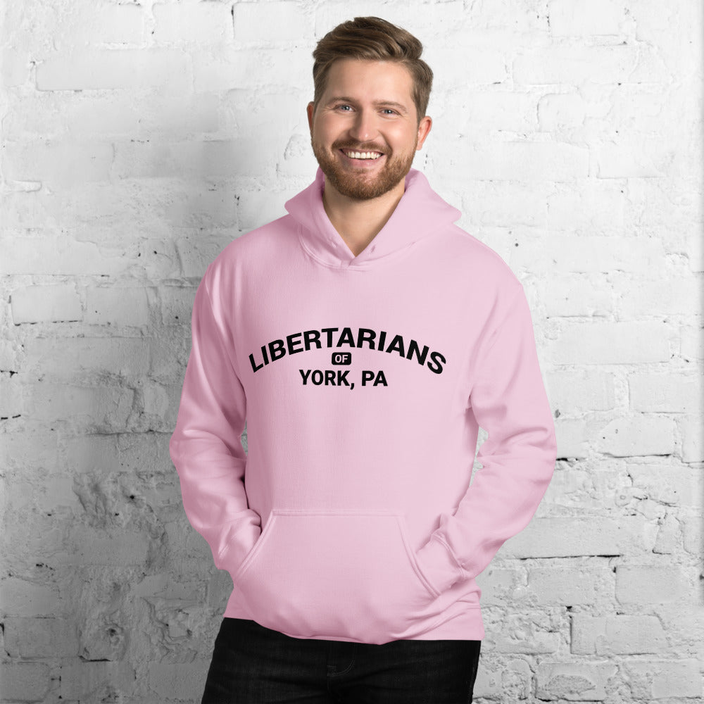 Libertarians of York PA Unisex Hoodie - Proud Libertarian - Libertarian Party of Pennsylvania - York