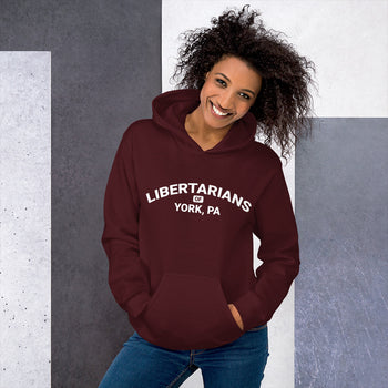 Libertarians of York PA Unisex Hoodie - Proud Libertarian - Libertarian Party of Pennsylvania - York