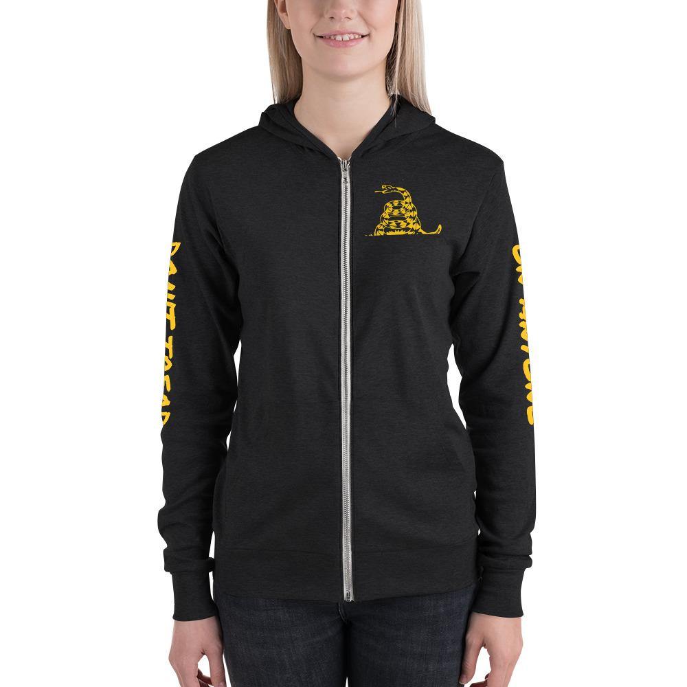 Don't Tread on Anyone Unisex zip hoodie - Proud Libertarian - Proud Libertarian