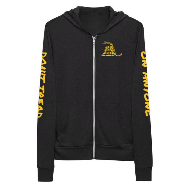 Don't Tread on Anyone Unisex zip hoodie - Proud Libertarian - Proud Libertarian