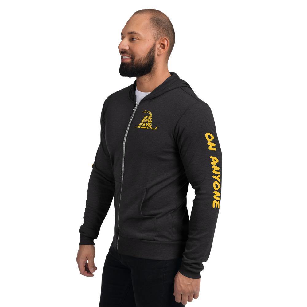 Don't Tread on Anyone Unisex zip hoodie - Proud Libertarian - Proud Libertarian