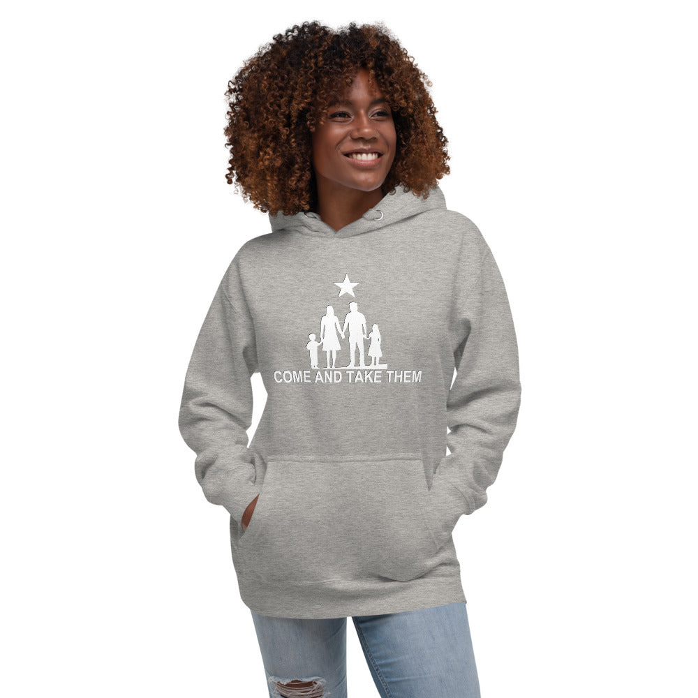 Come and Take Them Anti-war Premium Unisex Hoodie - Proud Libertarian - AnarchoChristian