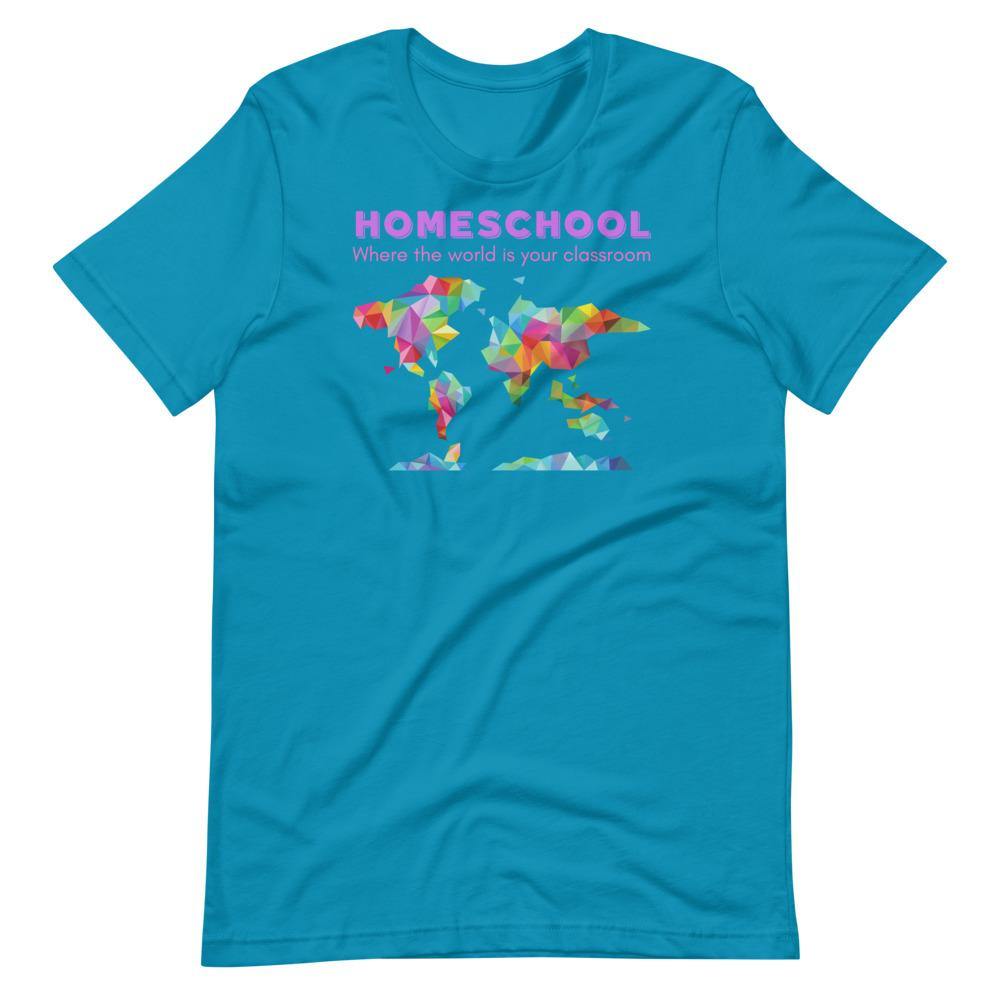 The World is Your Classroom Short-Sleeve Unisex T-Shirt - Proud Libertarian - Proud Libertarian