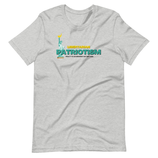 Libertarian Patriotism Alaska LP Short-Sleeve Unisex T-Shirt - Proud Libertarian - Alaska Libertarian Party