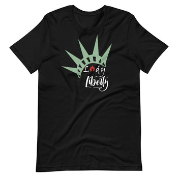 Lady Liberty Short-Sleeve Unisex T-Shirt - Proud Libertarian - Rachael Revolution