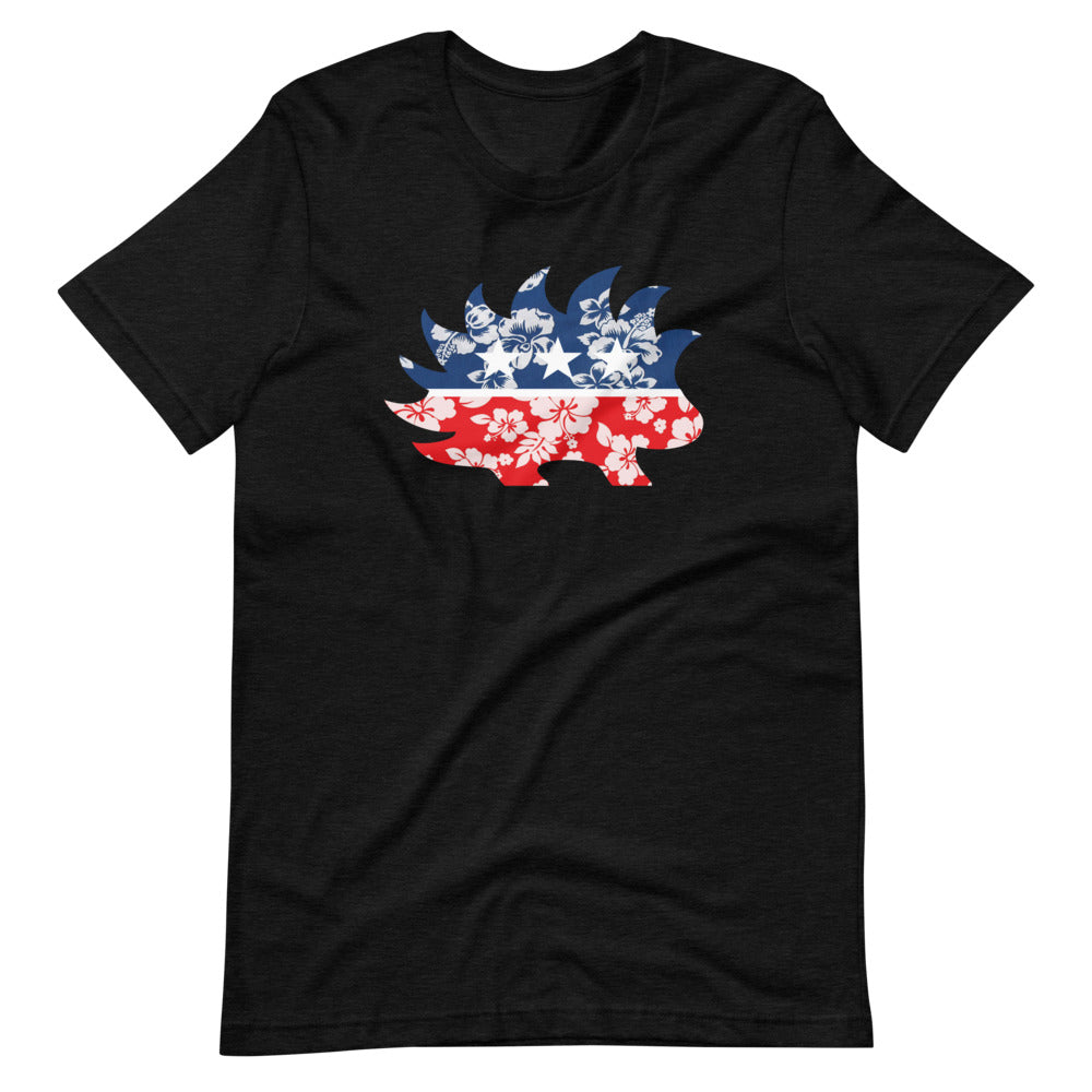 Hawaiian Porcupine Short-Sleeve Unisex T-Shirt - Proud Libertarian - Libertarian Frontier