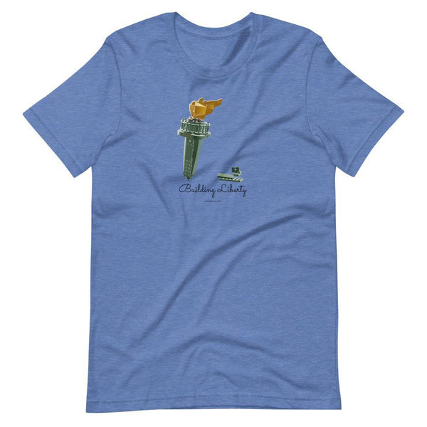 Building Liberty Short-Sleeve Unisex T-Shirt - Proud Libertarian - Libertarian Party of Georgia