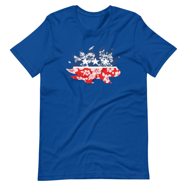 Hawaiian Porcupine Short-Sleeve Unisex T-Shirt - Proud Libertarian - Libertarian Frontier