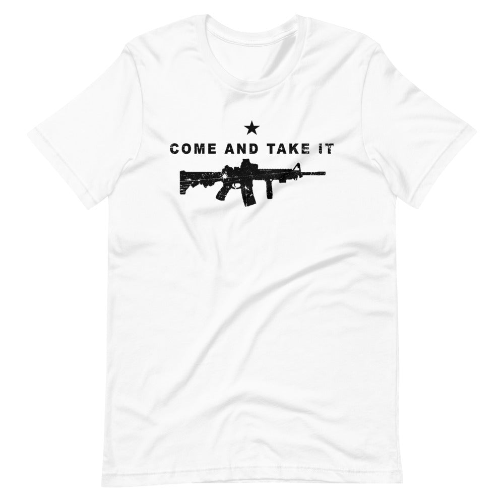 Come and Take it Short-Sleeve Unisex T-Shirt - Proud Libertarian - Libertarian Frontier