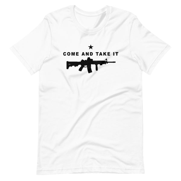 Come and Take it AR Short-Sleeve Unisex T-Shirt - Proud Libertarian - Libertarian Frontier