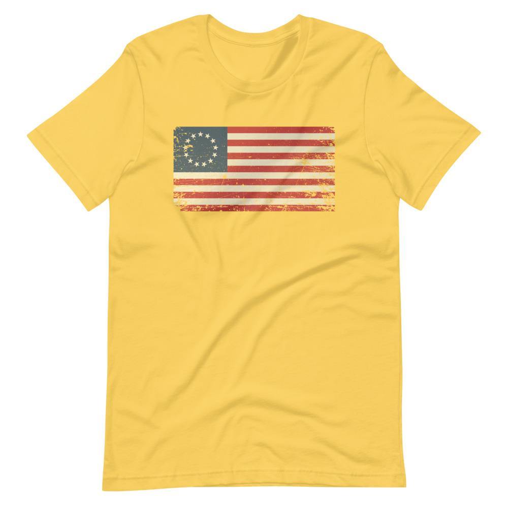 1776 Flag Short-Sleeve Unisex T-Shirt - Proud Libertarian - Libertarian Frontier