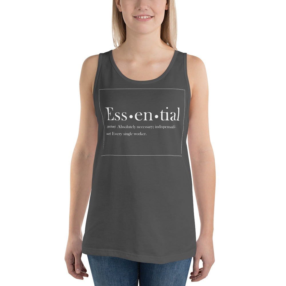 Essential (Ess-en-tial) Definition Unisex Tank Top - Proud Libertarian - Expressman