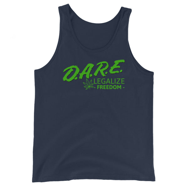 D.A.R.E to Legalize Freedom Unisex Tank Top - Proud Libertarian - Proud Libertarian