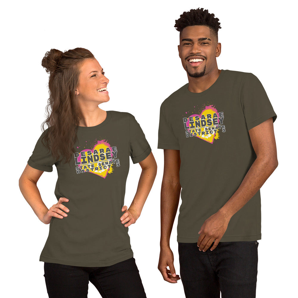 Desarae Lindsey for Texas Short-Sleeve Unisex T-Shirt - Proud Libertarian - Desarae Lindsey for Texas