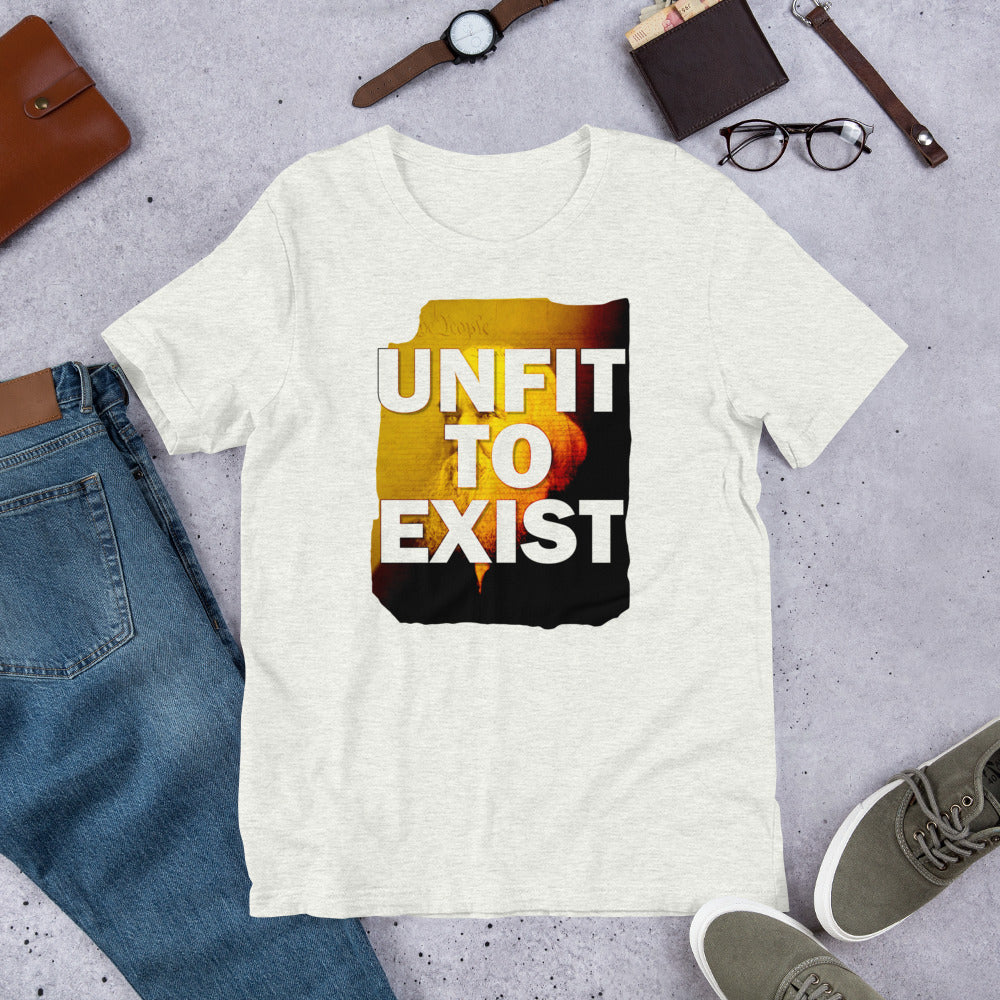 UNFIT to Exist Lysander SPooner Short-Sleeve Unisex T-Shirt - Proud Libertarian - Proud Libertarian