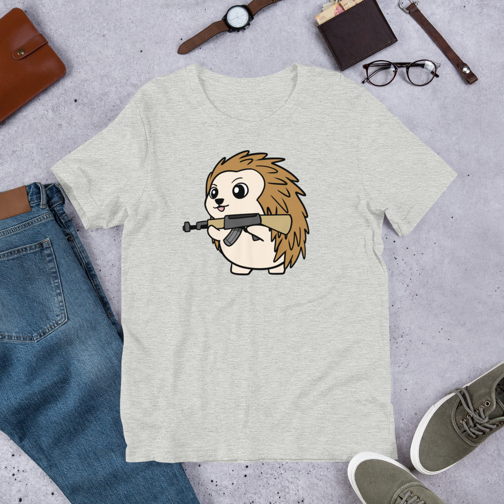 AK Porcupine Cartoon Unisex T-Shirt - Proud Libertarian - Proud Libertarian