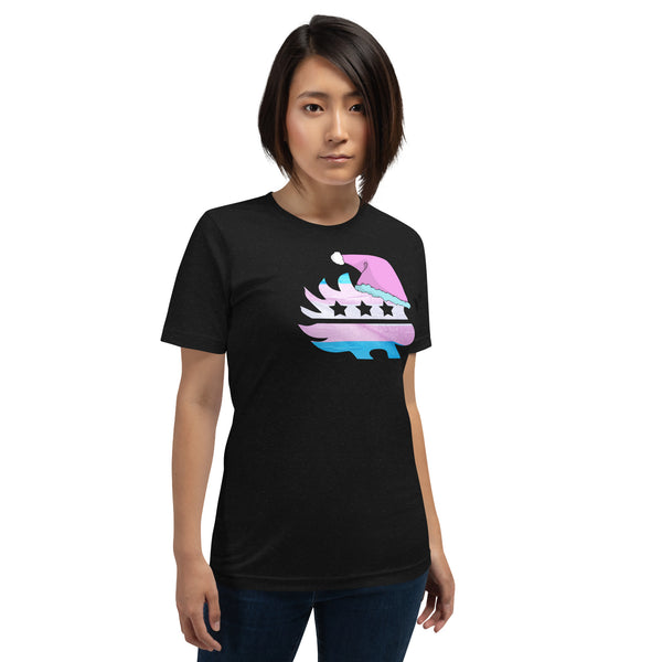 Merry Christmas Trans Porcupine - LGBTQ Liberty Unisex t-shirt - Proud Libertarian - Proud Libertarian